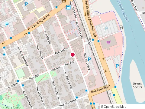 Location of Restaurant Baumann at 141 Rue Wellington S, Sherbrooke