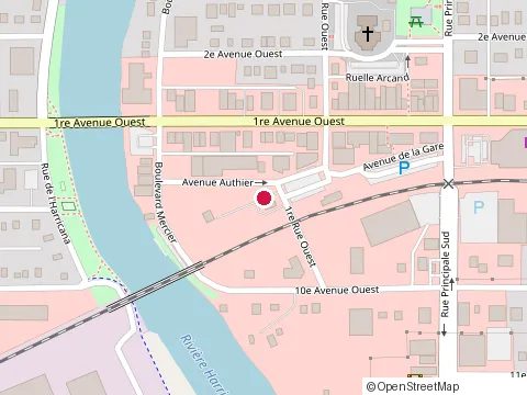 Location of Restaurant Chez Henry at 164 avenue Authier, Amos