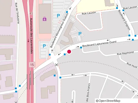 Location of Restaurant Chez Nicky at 351 boulevard Lajeunesse O, Saint-Jérôme