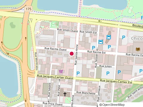 Location of Restaurant Chez Suzan at 288 Rue Sainte-Anne, Chicoutimi