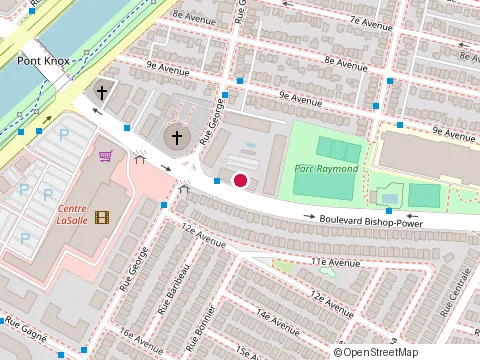 Location of Restaurant d'Amichi at 25 boulevard Bishop-Power, LaSalle