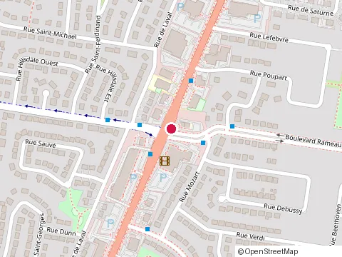 Location of Restaurant Deli Stop at 212 boulevard Saint-Jean-Baptiste, Châteauguay