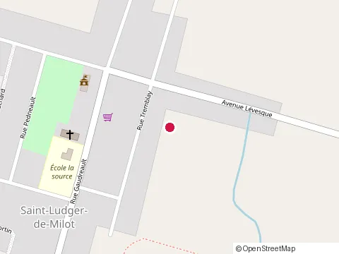 Location of Restaurant Depanneur du Parc at 121 Avenue Lévesque, Saint-Ludger-de-Milot