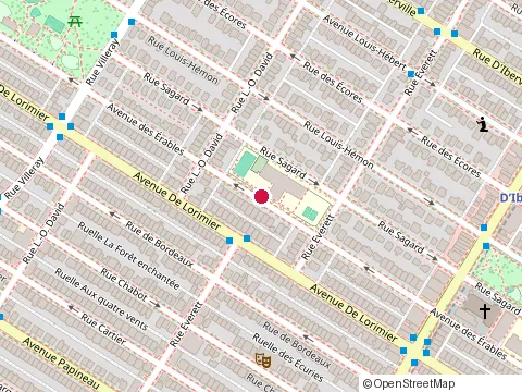 Location of Restaurant Eurasie at 7485 avenue des Erables, Montréal