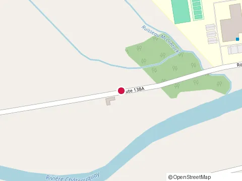 Location of Restaurant Guerin 4 Saisons at 38 Rue Lambton, Ormstown