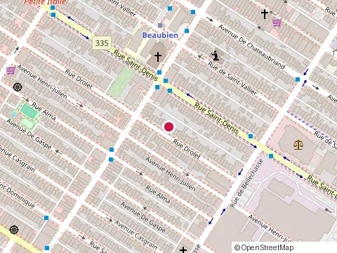 Location of Restaurant Hindusthali at 770 boulevard Rosemont, Montréal