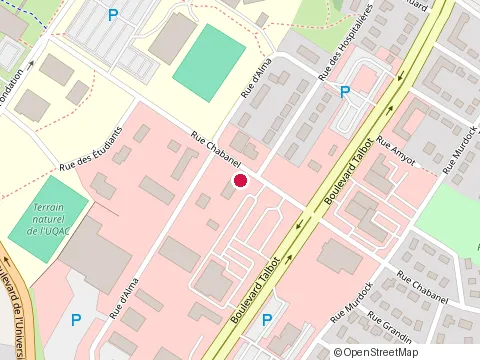 Location of Restaurant Homard Rouge at 693 chemin Saint-Thomas, Chicoutimi