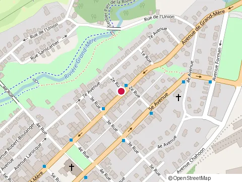Location of Restaurant Hong Kong at 294 avenue de Grand-Mère, Shawinigan
