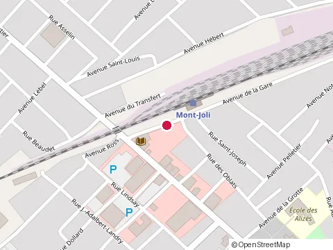 Location of Restaurant Hotel-la Gare Enr at 39 avenue de la Gare, Mont-Joli