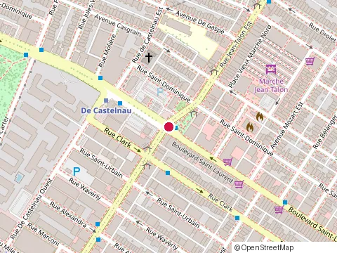 Location of Restaurant Huong-Que Enr at 7102 Boul Saint-Laurent, Montréal