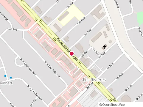 Location of Restaurant la Becquee at 4970 boulevard des Forges, Trois-Rivières