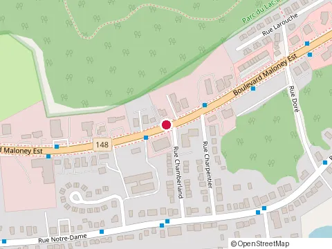 Location of Restaurant la Belle Province at 1076 Boul Maloney O, Gatineau