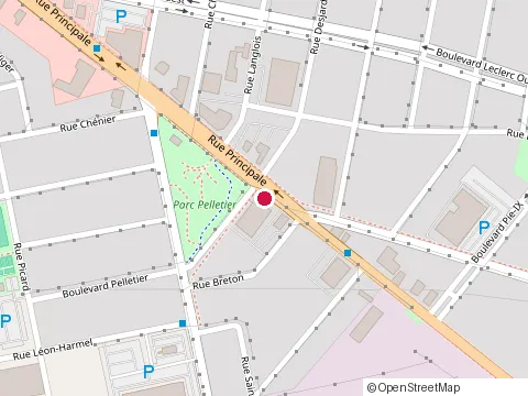 Location of Restaurant la Casa du Spaghetti at 604 Rue Principale, Granby
