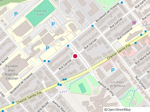 Location of Restaurant la Closerie Enr at 1618 Rue Garnier, Québec