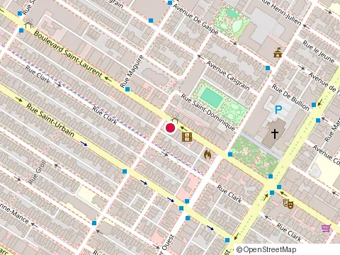 Location of Restaurant la Cucina at 5134 Boul Saint-Laurent, Montréal