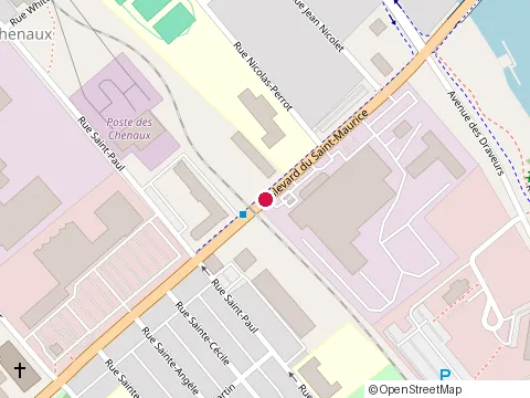 Location of Restaurant la Mauricie at 501 Rue Saint-Maurice, Trois-Rivières