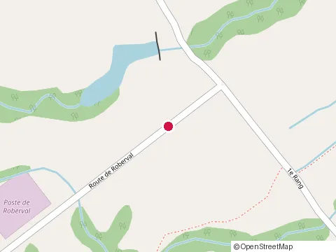 Location of Restaurant la Mise au Jeu at 169 avenue Roberval, Roberval