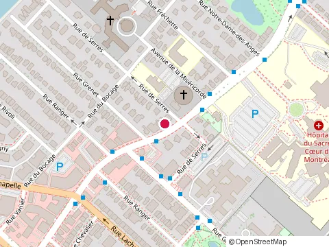 Location of Restaurant la Patate Doree at 5765 boulevard Gouin O, Montréal