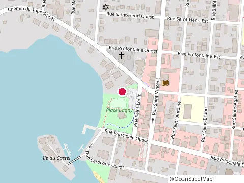 Location of Restaurant Laurentien at 56 Rue St-Vincent, Sainte-Agathe-des-Monts