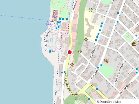 Location of Restaurant le Capitaine at 6019 Rue Saint-Laurent, Levis