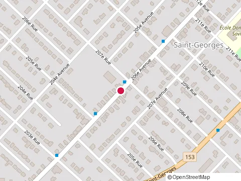 Location of Restaurant le Georgien at 331 106E Ave, Saint-Georges-de-Champlain