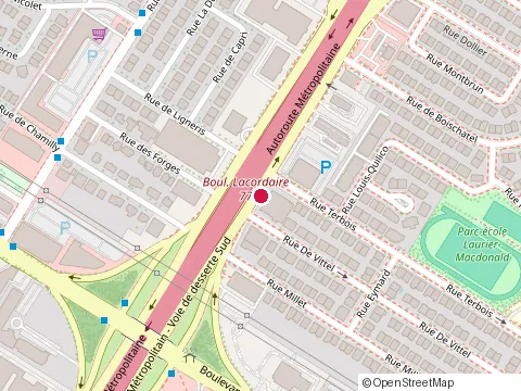 Location of Restaurant le Sainmartin at 4950 boulevard Metropolitain E, Saint-Léonard