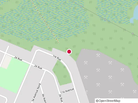 Location of Restaurant le Tandem at 132 boulevard Springer, Chapais