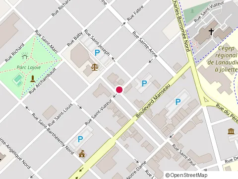 Location of Restaurant le Vieux St-Viateur at 436 Rue St-Viateur, Joliette