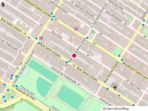 Location of Restaurant Lele Da Cuca at 70 Rue Marie-Anne E, Montréal
