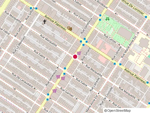 Location of Restaurant les Mauvais Garcons at 4466 Rue Marquette, Montréal