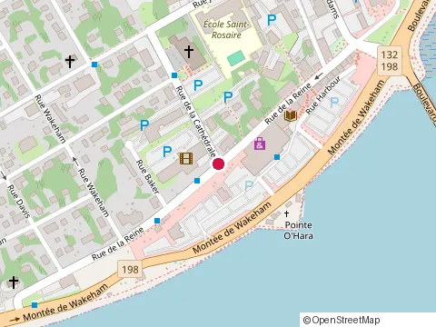 Location of Restaurant Maree Soleil at 178 Rue de la Reine, Gaspé