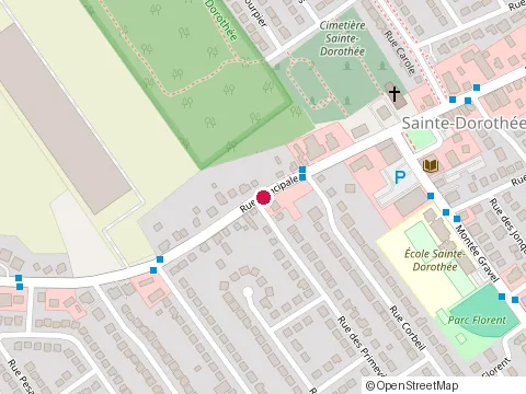Location of Restaurant Miche Inc at 698 Rue Principale, Laval