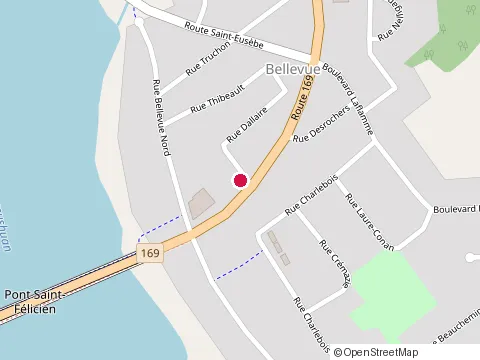 Location of Restaurant Midas St-Félicien at 1084 route 169, Saint-Félicien