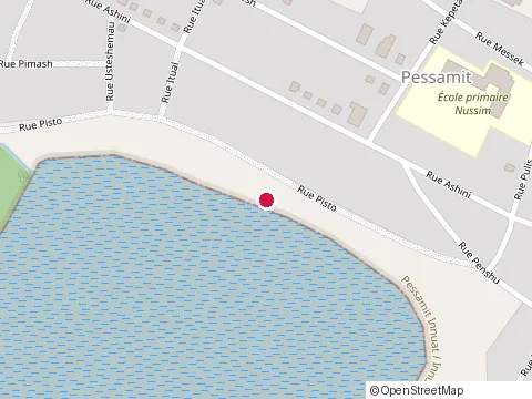 Location of Restaurant Mini-Donal Matamek at 11 Mitesh, Betsiamites
