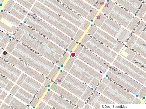 Location of Restaurant Montreal at 4489 Rue de la Roche, Montréal