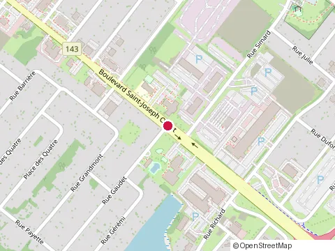 Location of Restaurant Nickels at 445 boulevard Saint-Joseph, Drummondville