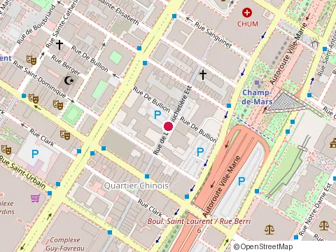 Location of Restaurant Noodle Factory at 1018 Rue Saint-Urbain, Montréal