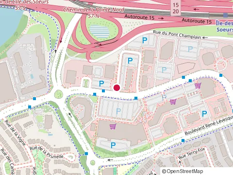Location of Restaurant Parthenon at 40 Place du Commerce, Verdun