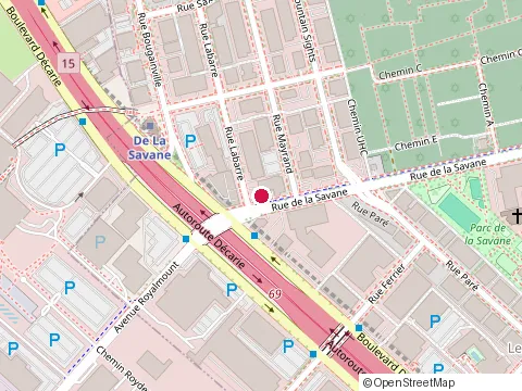 Location of Restaurant Randino at 5235 Rue de la Savane, Montréal