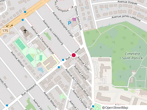 Location of Restaurant Saint-Germain Resto-Bar at 1525 Rue Sheppard, Québec