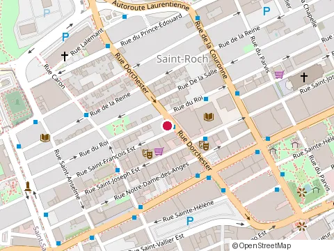Location of Restaurant Seto at 356 Rue Dorchester, Québec