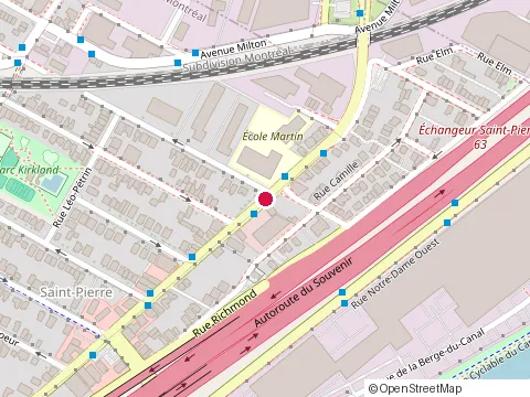Location of Restaurant Souvlaki | Restaurant Grec À Lachine at 133 St Jacques St, Lachine