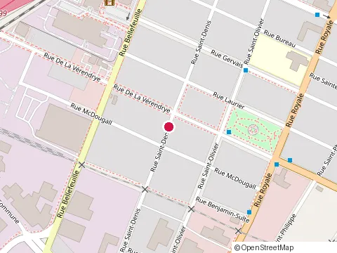 Location of Restaurant St-Denis at 2040 Rue Saint-Denis, Trois-Rivières