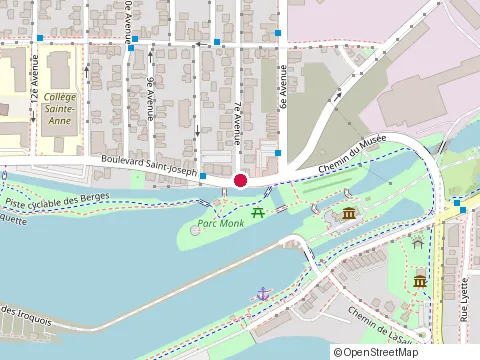 Location of Restaurant Strada at 600 boulevard Saint-Joseph, Lachine