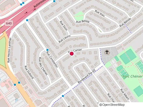 Location of Restaurant Texas Star at 477 25E Av, Saint-Eustache