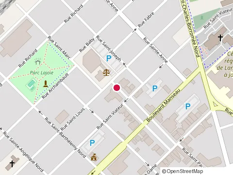 Location of Restaurant Titan at 76 Place Bourget N, Joliette