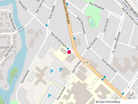 Location of Restaurant Villa d'Este at 7B Rue Saint-Georges, Saint-Jérôme