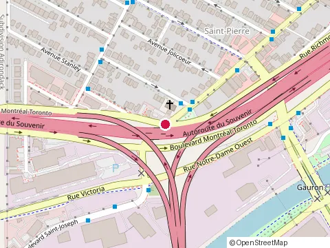 Location of Restaurants d Lafleur Inc at 475 Rue Saint-Jacques, Lachine