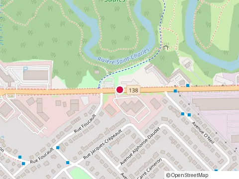 Location of Resto Bar le Vesuve at 3405 boulevard Wilfrid-Hamel, Québec