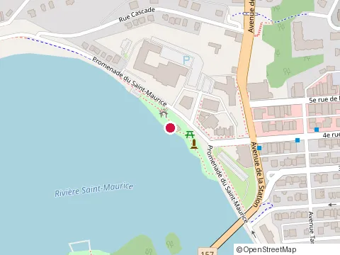 Location of Resto Pub 57 at 880 promenade du Saint-Maurice, Shawinigan